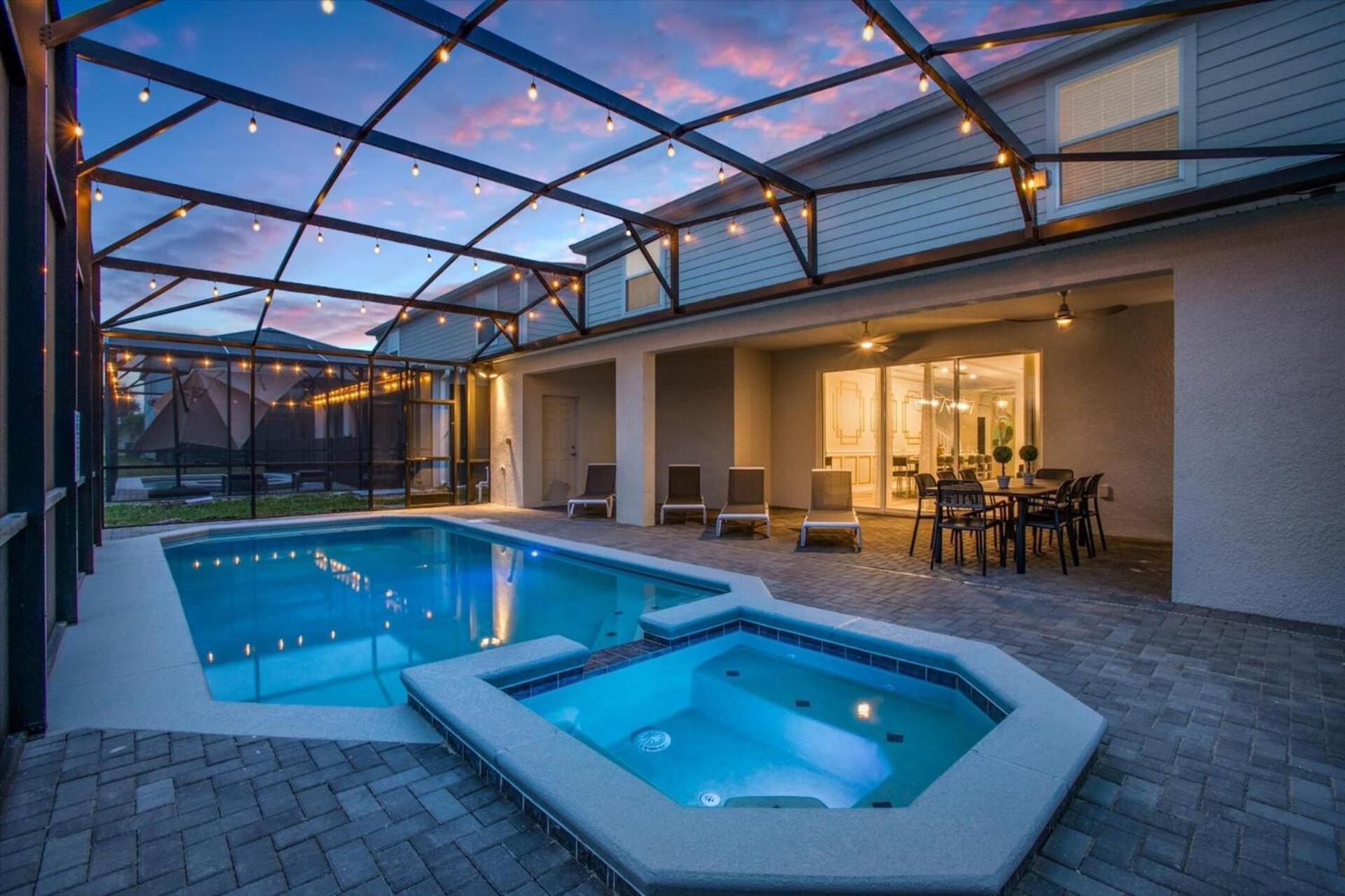 Orlando Villa 6463: Luxurious 10-Bedroom Retreat Davenport Esterno foto